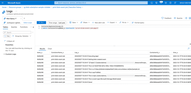 container-app-job-logs